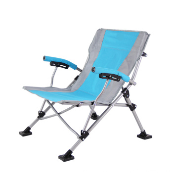 En gros extérieur pliant chaise longue en métal chaise de camping pliable